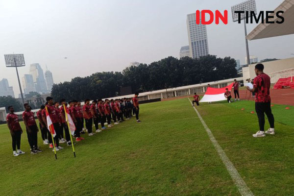 POTRET TIMNAS U-20 UPACARA 17 AGUSTUS.